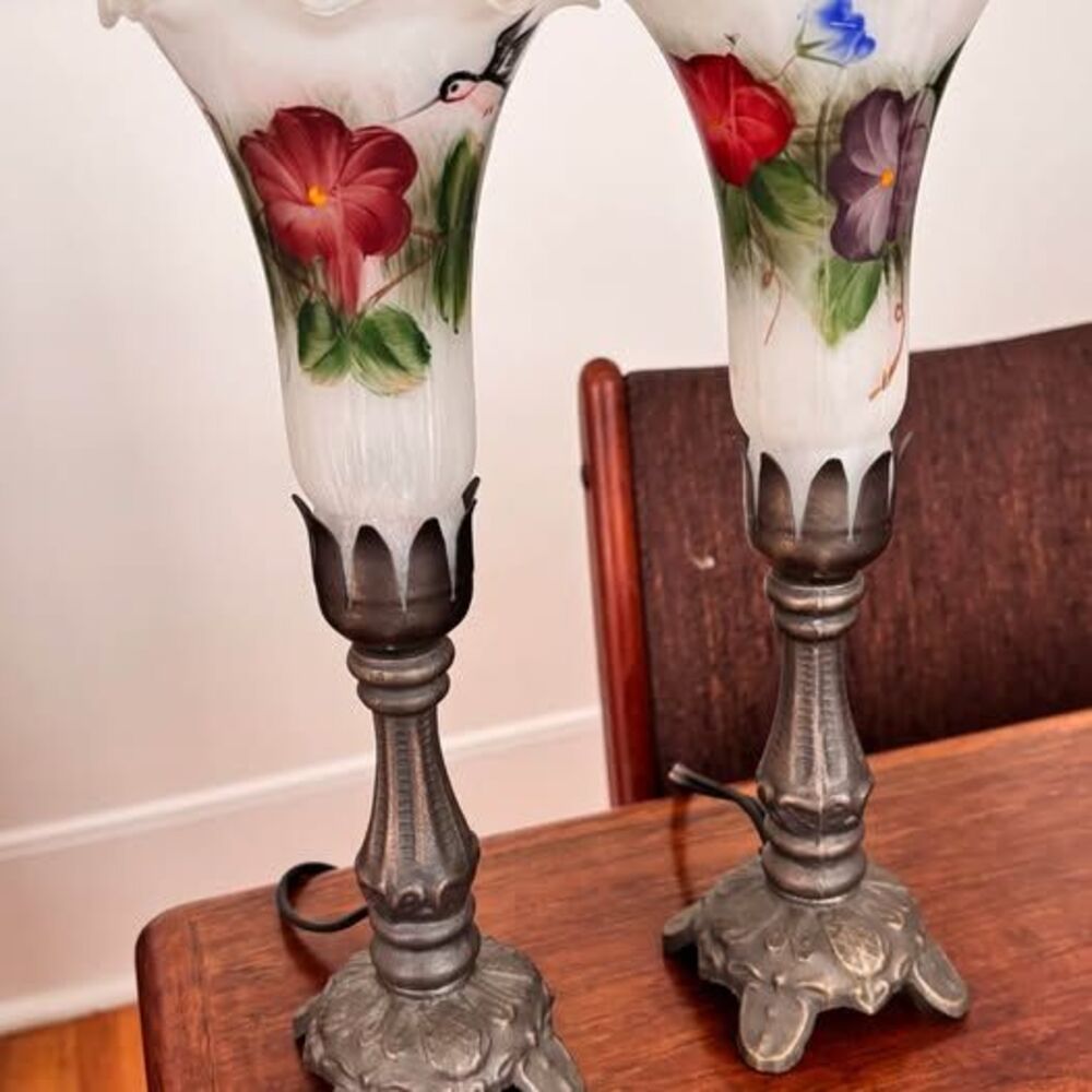 Hummingbird Tulip Lamps